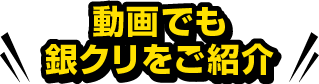 動画でも銀クリをご紹介