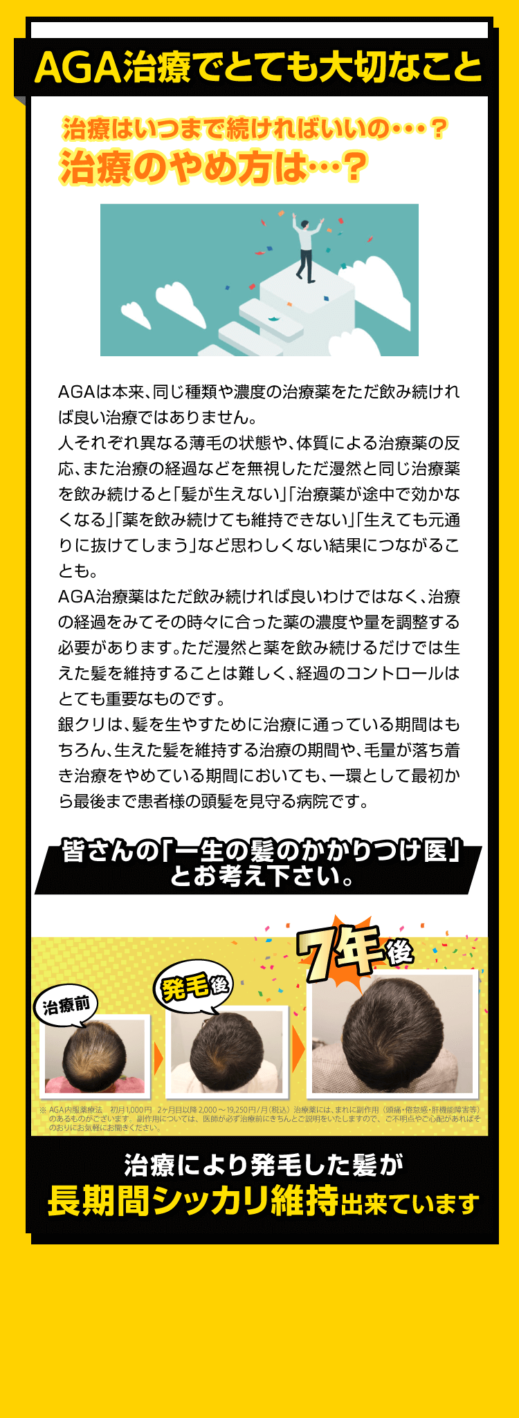 やめ方、かかりつけ医